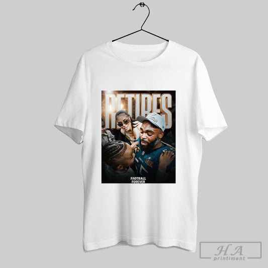 Poster Philadelphia Eagles Veteran De Brandon Graham Announced His Retirement From Nfl After 15 Seasons T Shirt