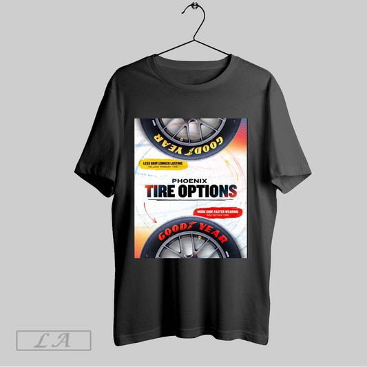 Poster Phoenix Raceway Tire Options Good Year Less Grip Longer Lasting Yellow Primary Tire More Grip Red Option Tire