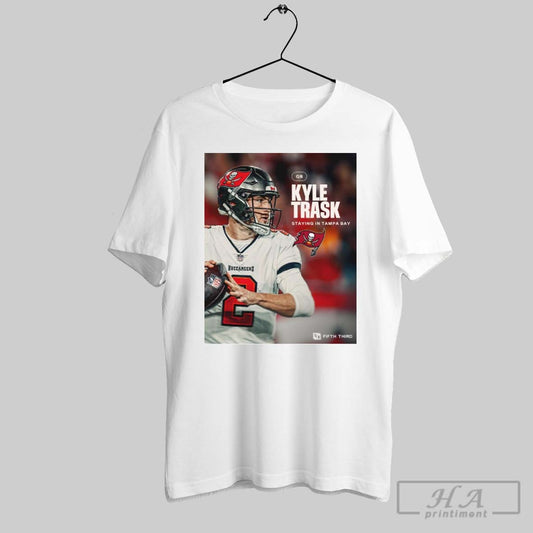 Poster Qb Kyle Trask Is Staying With The Krewe Tampa Bay Buccaneers Football Nfl T Shirt