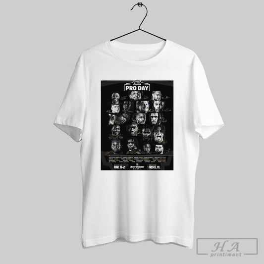Poster Quadric Bullard Johnny Richardson 18 Ucf Knights In Frisco For Pro Day Frisco Tx Signatures T Shirt