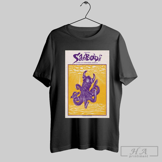 Poster Sahbabii March 1 2025 The Regency Ballroom San Francisco Ca T Shirt