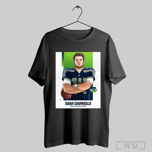 Poster Seattle Seahawks Football Nfl Signing Sam Darnold Nfl Painting T Shirt Sweatshirt