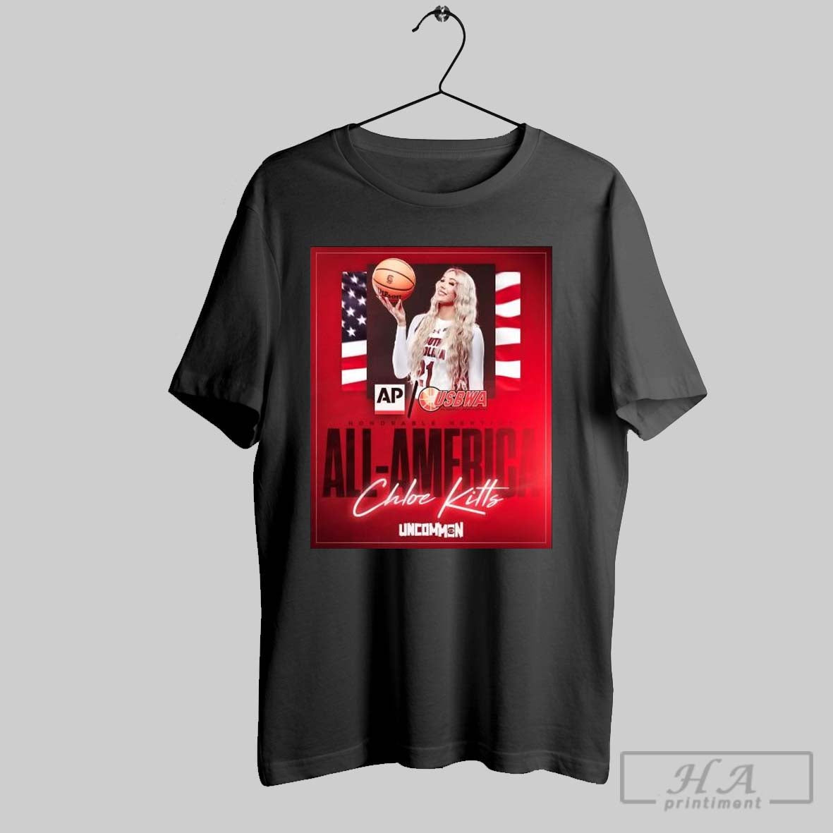 Poster South Carolina Gamecocks Womens Basketball Ap Honorable Mention All America Chloe Kitts 2025 T Shirt