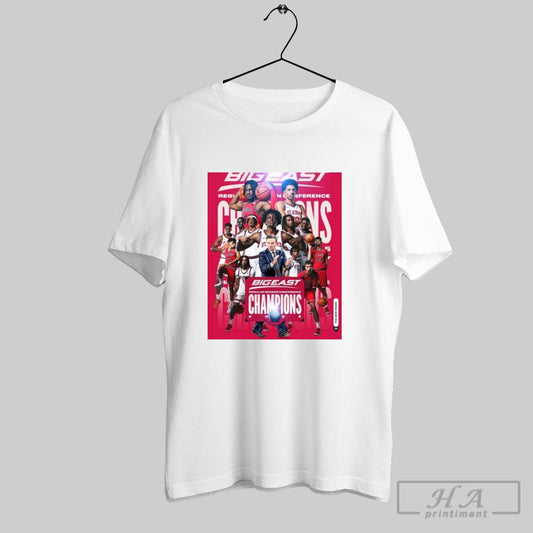 Poster St Johns Basketball Big East Champions Regular Season Conference Queens New York 2025 For The First Time Since 1985 T Shirt