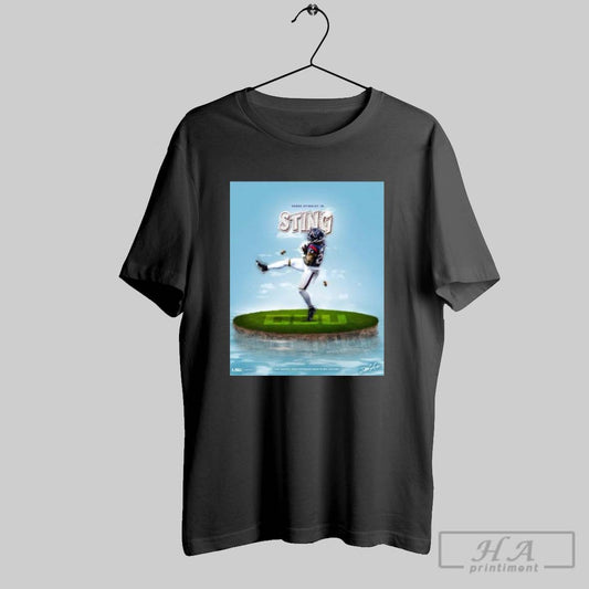 Poster Sting Is Resetting The Market For Dbs Houston Texans Derek Stingley Jr The Highest Paid In Nfl History Signature T Shirt