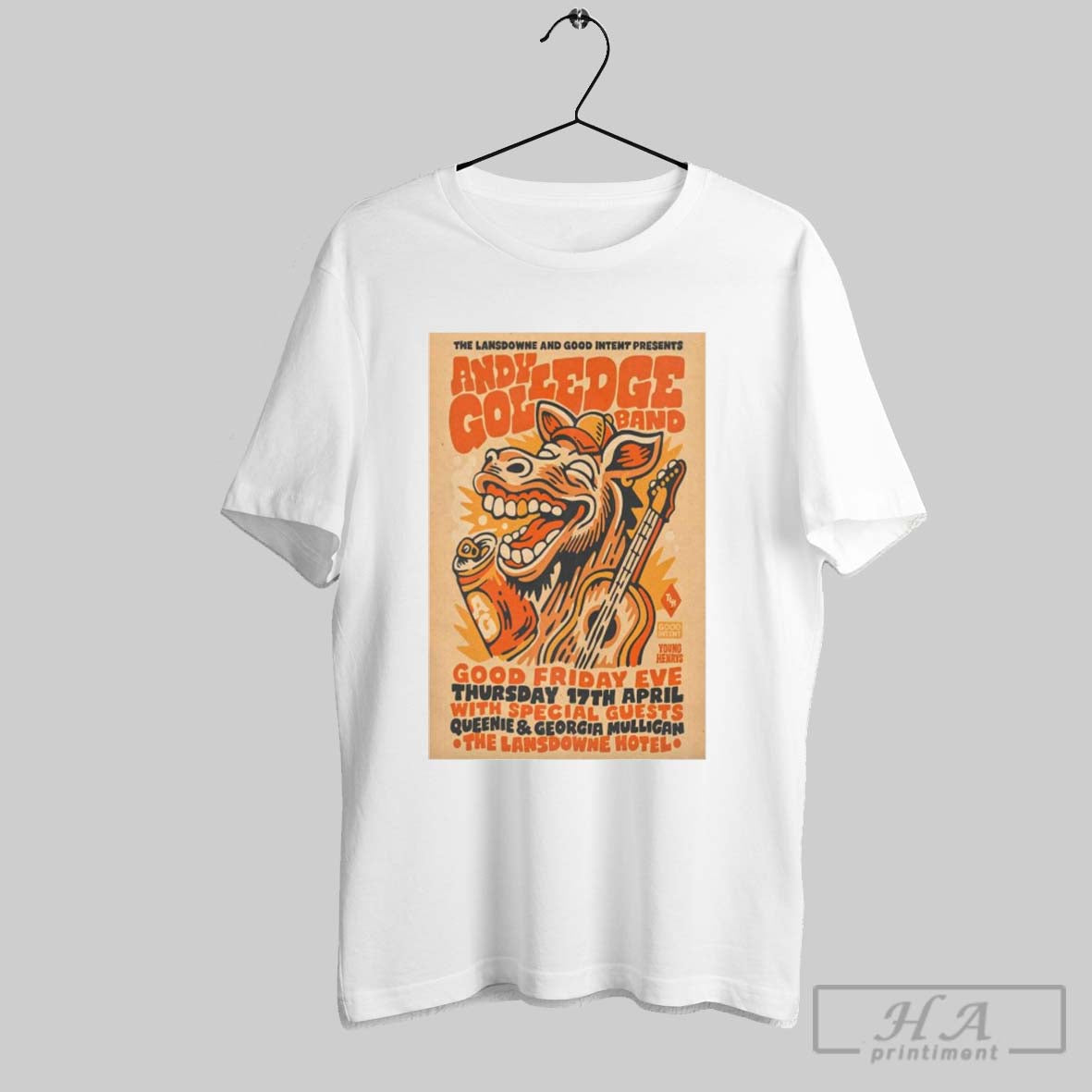 Poster The Lansdowne And Good Intent Presents Andy Golledge April 17 2025 The Lansdowne Hotel Sydney Aus T Shirt