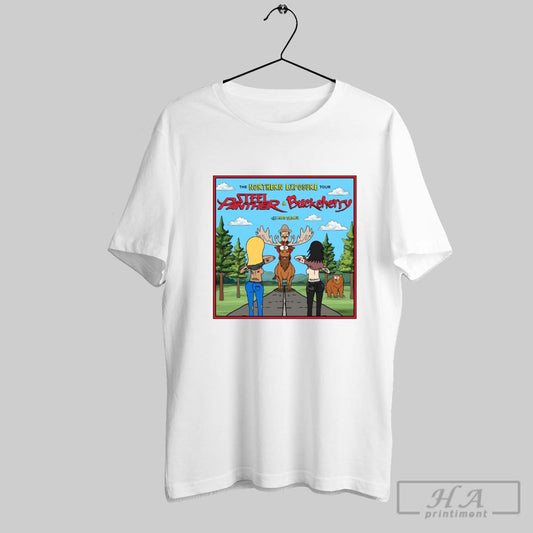 Poster The Northern Exposure Tour Steel Panther And Buckcherry With Special Guest Kurt Diemer 2025 T Shirt
