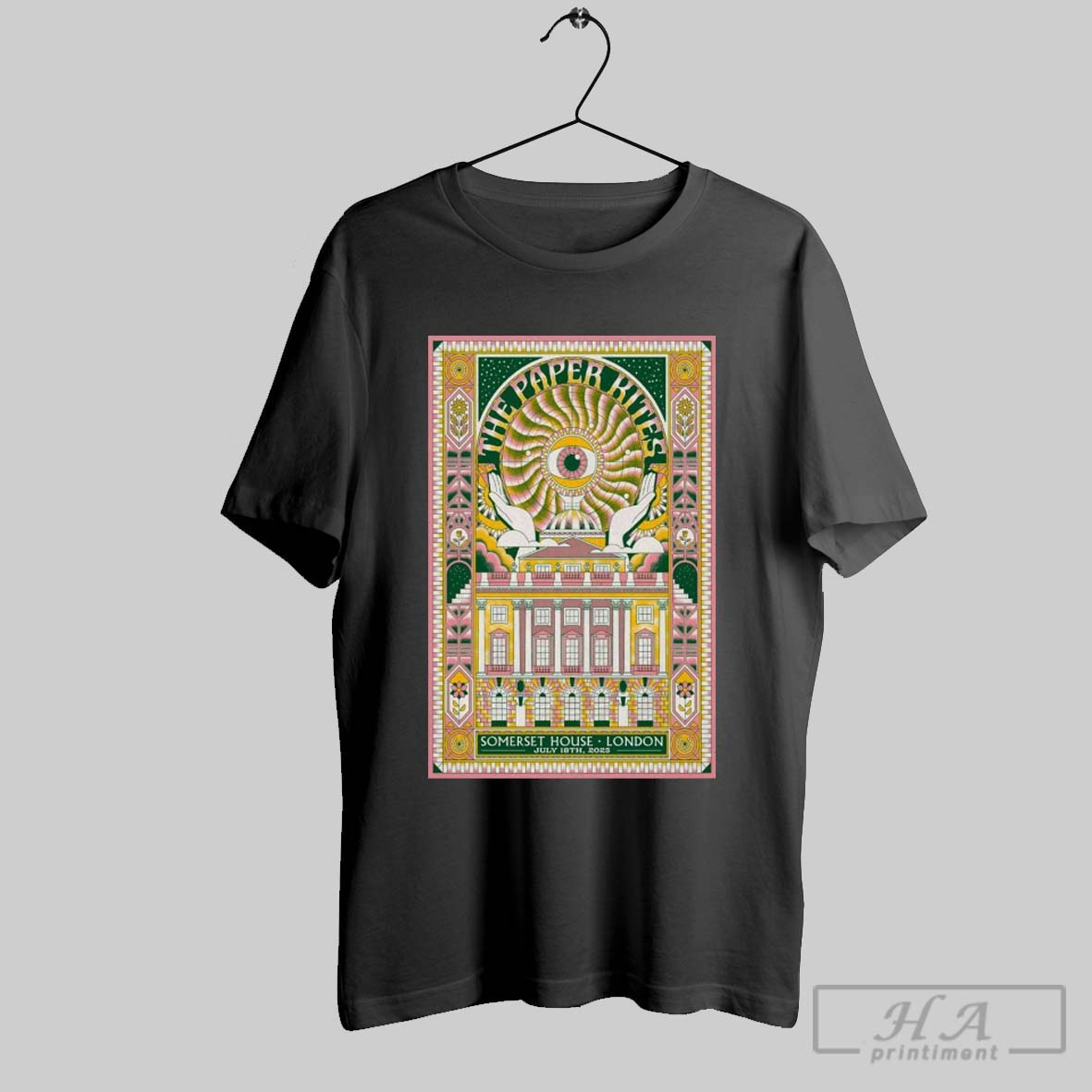 Poster The Paper Kites July 18th 2025 Somerset House In London Uk Tour T Shirt