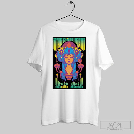 Poster The String Cheese Incident March 6 8 2025 Belly Up Colorado In Aspen Co T Shirt
