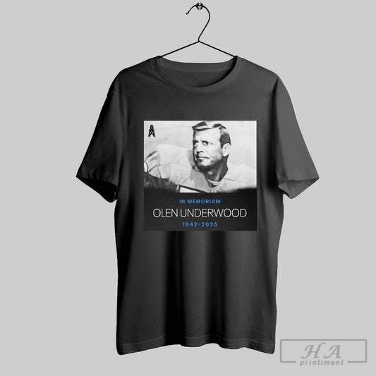 Poster The Tennessee Titans Organization Mourns The Loss Of Former Oiler Olen Underwood 1942 2025 T Shirt