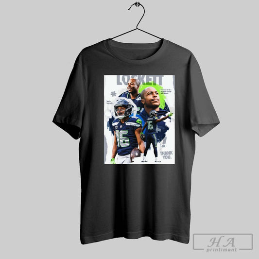 Poster Tyler Lockett I Always A Seattle Seahawks Through And Through Thank You For 10 Seasons T Shirt