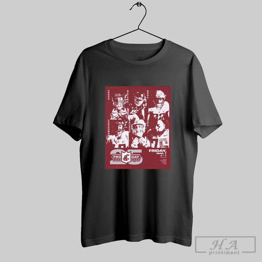 Poster Washington State Cougars Football Pro Day Edson Malank Moku Janikowski Mathers Pole Friday March 7 2025 T Shirt