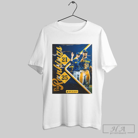 Poster West Virginia Mountaineers Baseball In The Rankings Pg 21 Ncbwa 25 Checking In On The Polls T Shirt