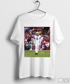 Poster Xavier Watts Notre Dame Fighting Irish Senior Bowl Defensive Player Of The Week t-shirt