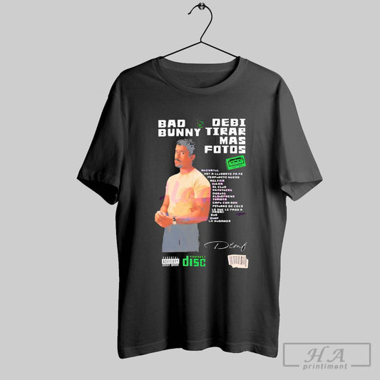 Premium Bad Bunny Debi Tirar Mas Fotos Album Poster Shirt