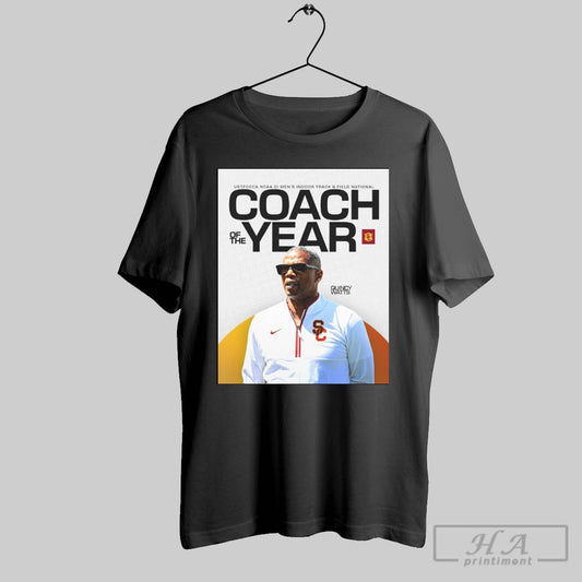 Quincy Watts Ustfccca Ncaa Di Mens Indoor Track And Field National Coach Of The Year Poster T Shirt