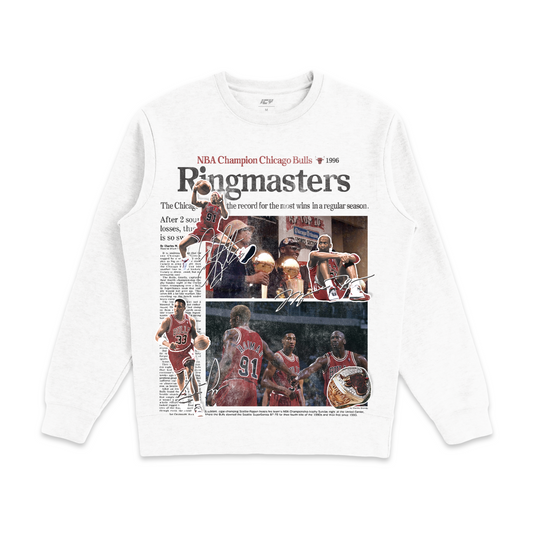 1996 Chicago Bulls Champions Graphic Crewneck Sweatshirt