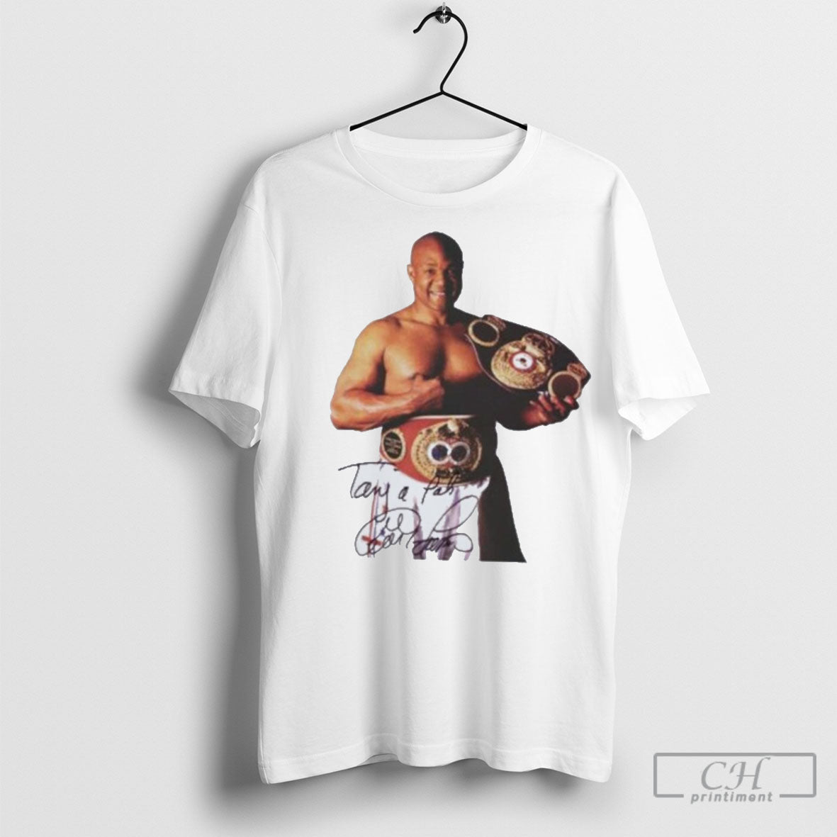 Rip Legend George Foreman Heavyweight Boxing Champion Signature Shirt Sweatshirt Poster