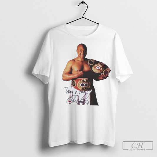Rip Legend George Foreman Heavyweight Boxing Champion Signature Shirt Sweatshirt Poster