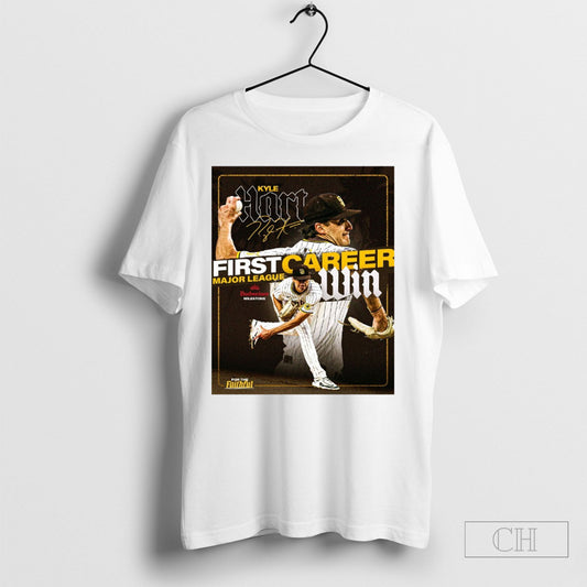 San Diego Padres Kyle Hart First Career Major League Win For The Faithful Signatures Poster T Shirt Sweatshirt Tee Shirt