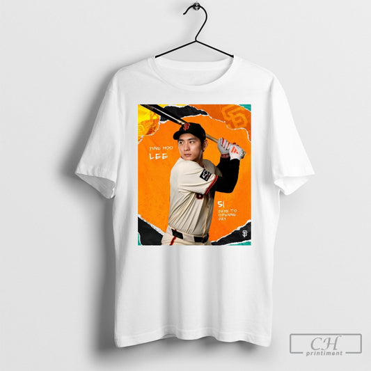 San Francisco Giants Baseball Jung Hoo Lee 51 Days To Opening Day Shirt Poster Ornaments