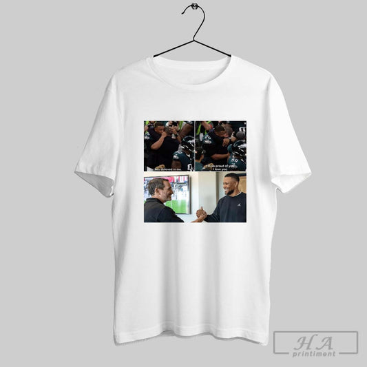 Saquon Barkley Philadelphia Eagles You Believed In Me Im So Proud Of You I Love You Poster T Shirt
