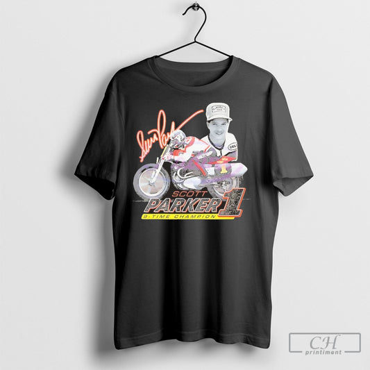 Scott Parker 9 Time Champion American Flat Track Shirt Sweatshirt Poster