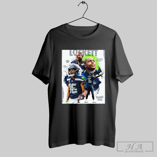 Seattle Seahawks Thank You Tyler Lockett I Always Will Be A Seahawk Through And Through Poster T Shirt