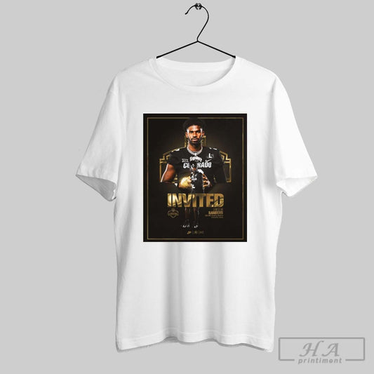 Shedeur Sanders Colorado Buffaloes Invited 2025 Nfl Scouting Combine Indiana Poster T Shirt