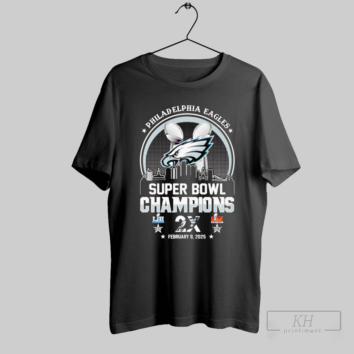 Skyline Philadelphia Eagles Super Bowl Champions 2x Shirt T Shirt Sweatshirt Cutom Poster Coffee Mugs Ornaments