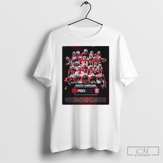 South Carolina Gamecocks Football Pro Day 2025 Kamar Bell Davis Beville Dalevon Campbell Poster T Shirt