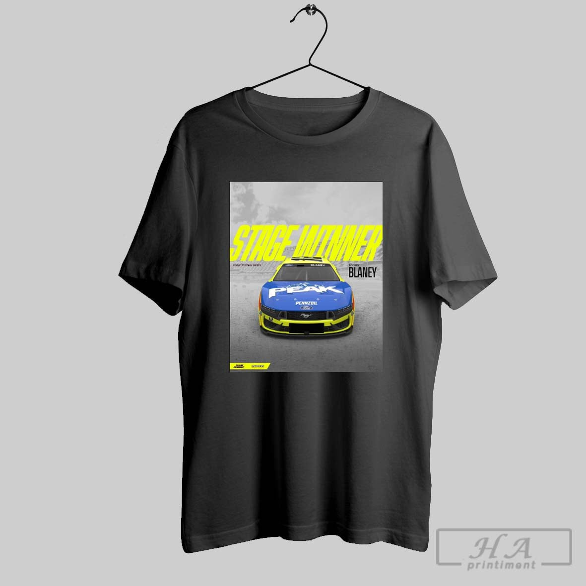 Stage Winner Nascar Daytona 500 Ryan Blaney Team Penske Poster T Shirt