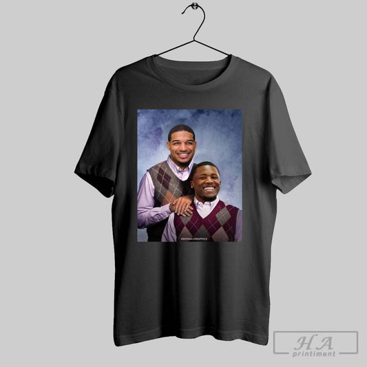 Step Brothers Jamarr Chase And Tee Higgins Cincinnati Bengals Football Poster T Shirt
