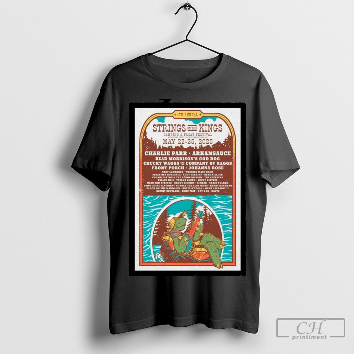 Strings On The Kings May 22 25 2025 Kings River Outfitters Poster Shirt