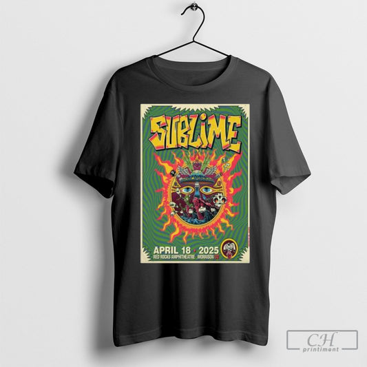 Sublime April 18 2025 Red Rocks Amphitheatre Shirt Sweatshirt Poster