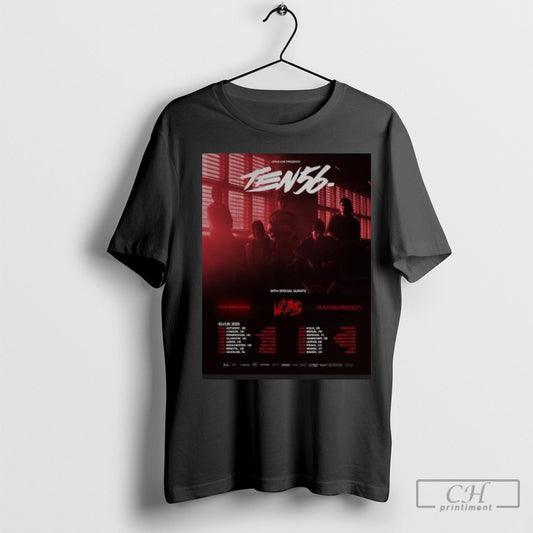 Ten56 Eu And Uk Tour 2025 Dates List With Special Vctms And The Dali Thundering Concept Shirt Sweatshirt Poster