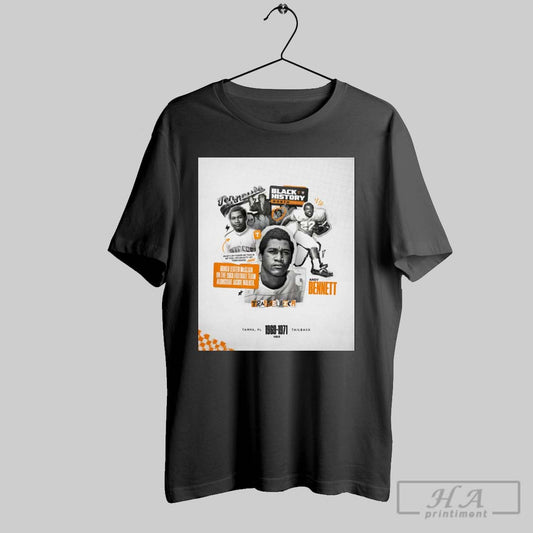 Tennessee Vols Football Andy Bennett Joined Lester Mcclain On The 1969 Football Team Alongside Jackie Walker Poster T Shirt