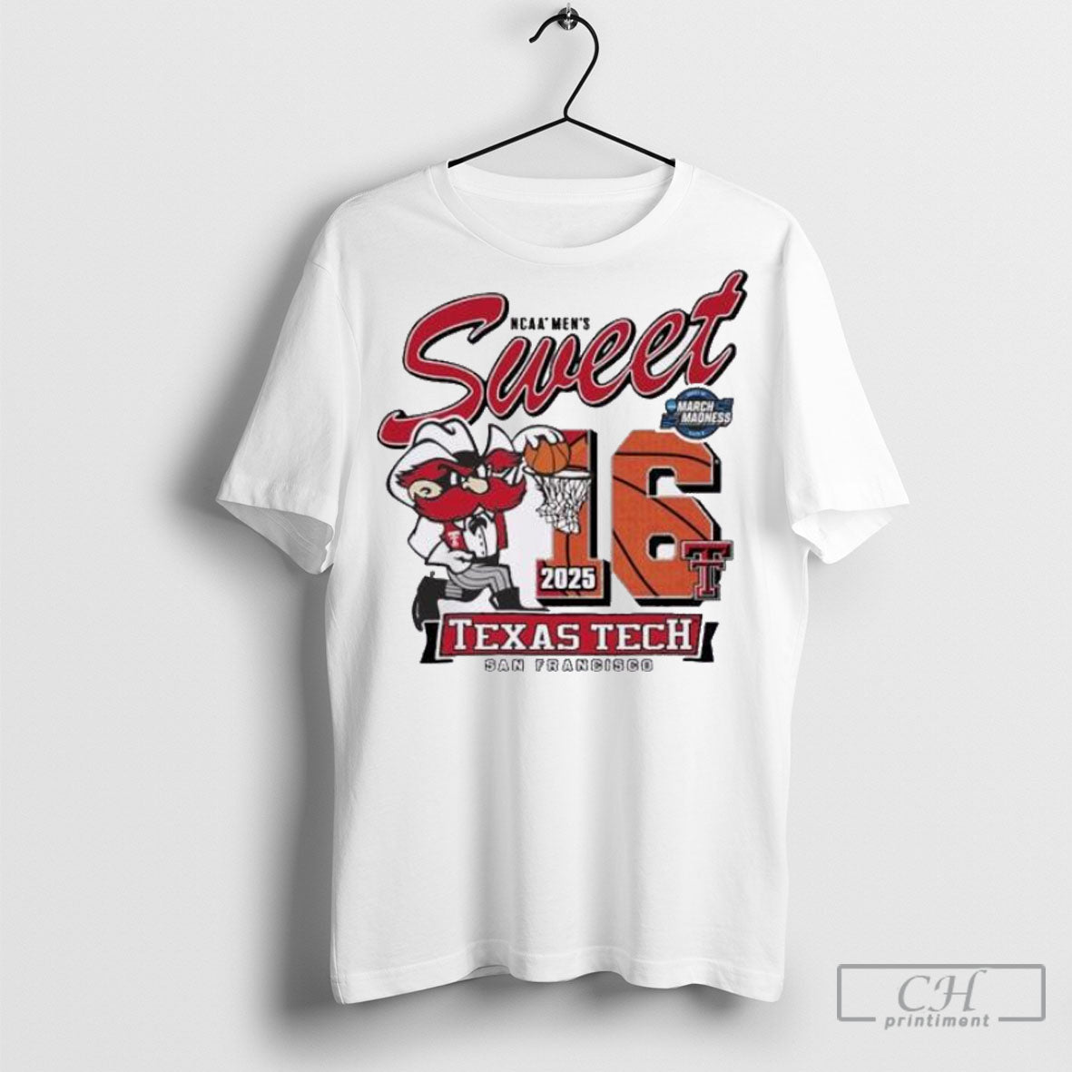 Texas Tech Basketball 2025 Sweet 16 Dunk On You Shirt Sweatshirt Poster