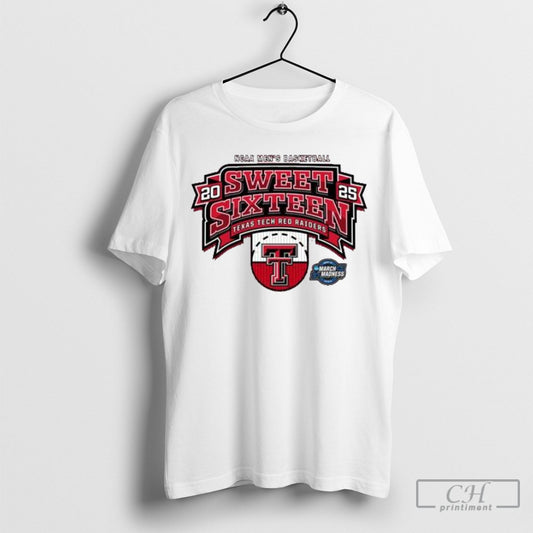 Texas Tech Basketball 2025 Sweet 16 Half Court Shirt Sweatshirt Poster