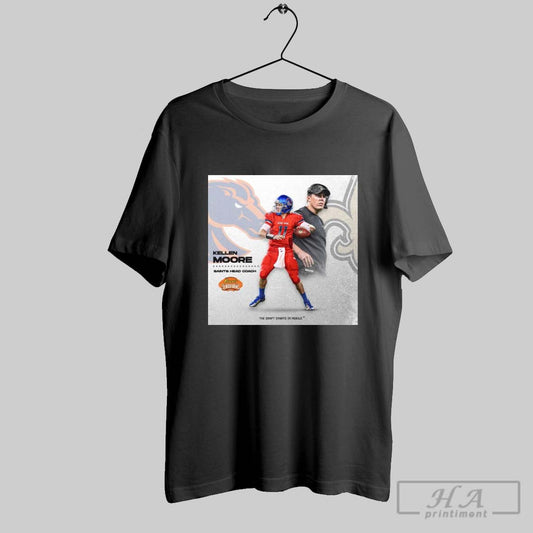 The Reeses Senior Bowl 2012 Senior Bowl And New Orleans Saints Alum Head Coach Kellen Moore Poster T Shirt