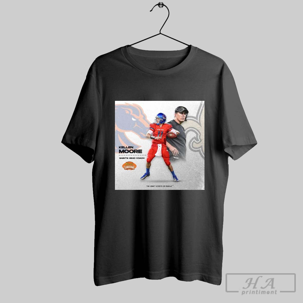 The Senior Bowl Congratulations Head Coach Kellen Moore New Orleans Saints Reeses Senior Bowl Poster T Shirt