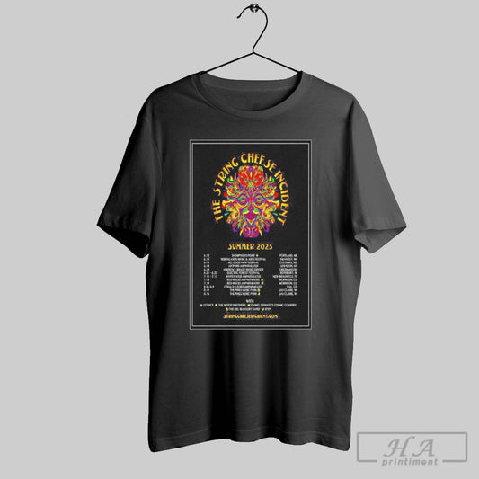 The String Cheese Incident Summer 2025 Tour Poster T Shirt