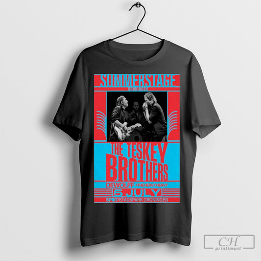 The Teskey Brothers July 5 2025 Dublin Ireland Event Poster Shirt