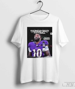 Thursday Night Football Arthur Maulet Cincinnati Bengals vs. Baltimore Ravens NFL Poster T-shirt