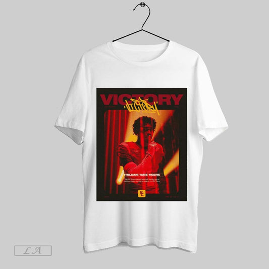 Top 2024 25 Usc Trojans Graphic Dump Victory Trojans Tame Tigers Win Against The Lsu Tigers Poster Sweatshirt T Shirt