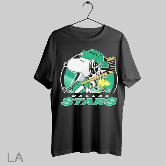 Top 2025 Dallas Stars X Snoopy Woodstock T Shirt Sweatshirt Hoodie Shirt