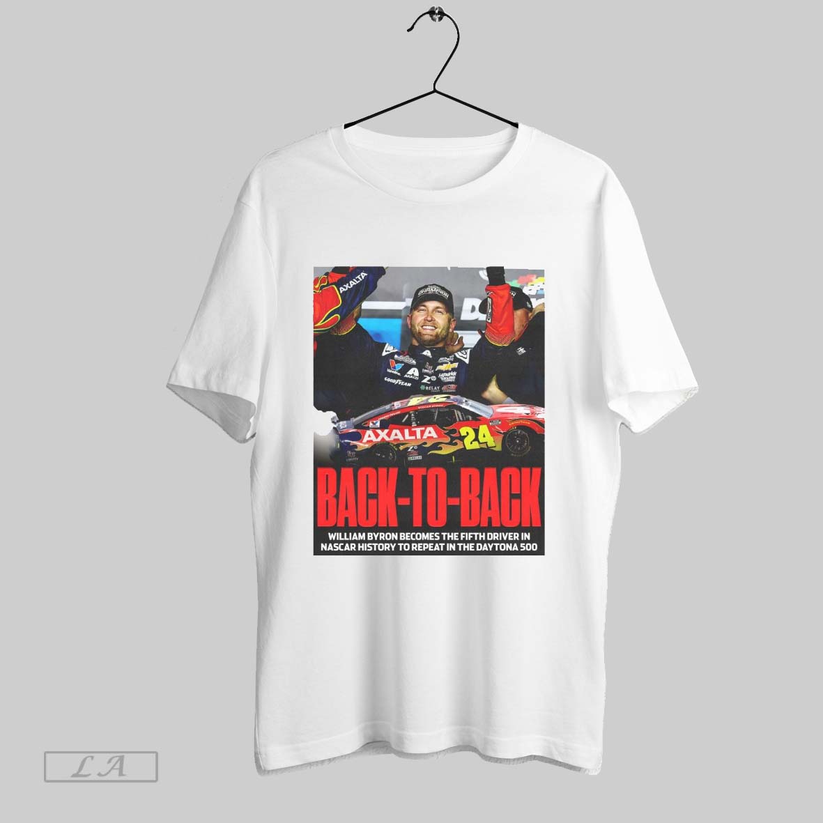 Top 2025 Nascar Back To Back William Byron Becomes Fifth Driver In History Repeat In Daytona 500 Poster T Shirt