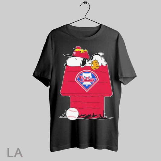 Top 2025 Philadelphia Phillies X Snoopy Woodstock T Shirt Sweatshirt Hoodie Shirt