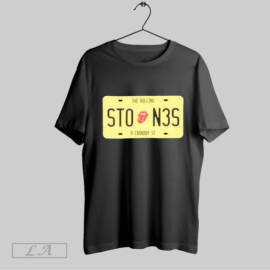 Top 2025 The Rolling Stones License Plate T Shirt Sweatshirt Hoodie Shirt