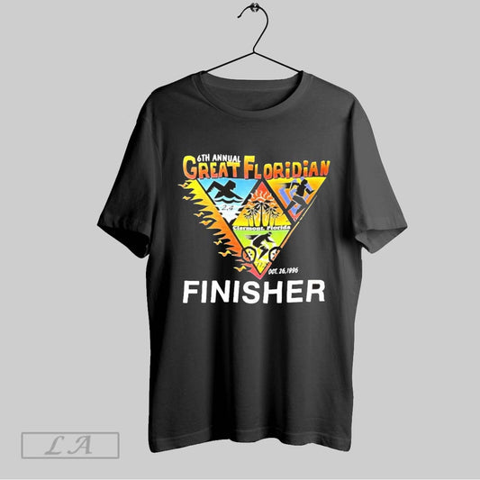 Top 6th Annual Great Floridian Finisher 1996 Vintage T Shirt Sweatshirt Hoodie Shirt